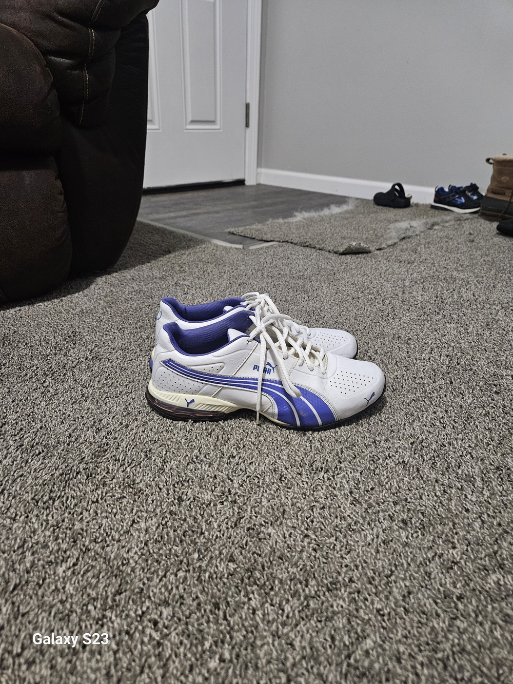 Puma Cell Women's Athletic Training Shoes White Purple US 9 EU 40 Sneakers